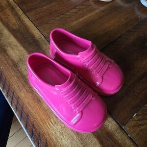 Mini Melissa Pink Sneakers Size USA 6 Baby